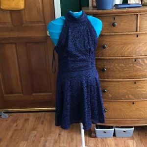 Blue homecoming dress